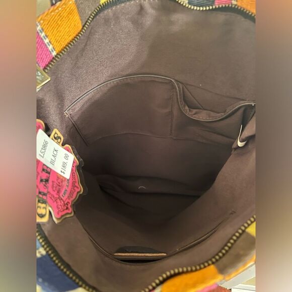 Charmés Los Angeles Striped Multicolor Tote Bag - Picture 5 of 7